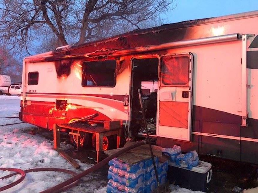 UPDATE No one injured in Idaho Falls camper fire East Idaho News