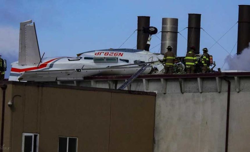 Pilot killed after plane crashes into potato processing plant East