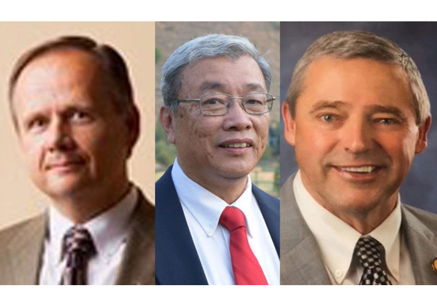 Senate 28-(LtoR) Branson, da Rosa, Guthrie