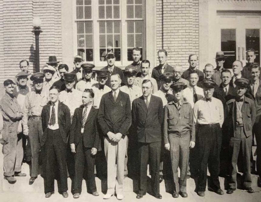 A group of old Idaho Falls Post Office Staff in about 1937.