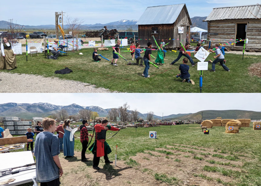games at Malad Valley Renaissance Faire and Baby Animal Spring Festival