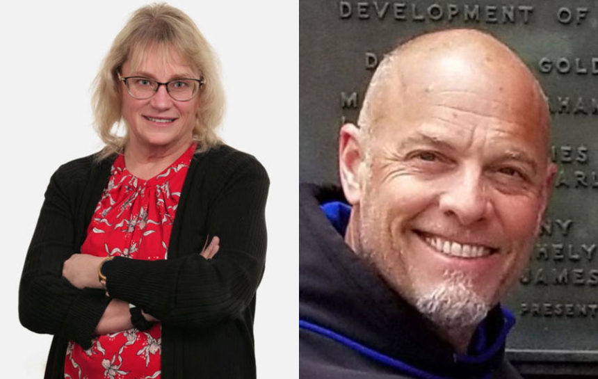 Anita Hymas (left) and Greg Cates