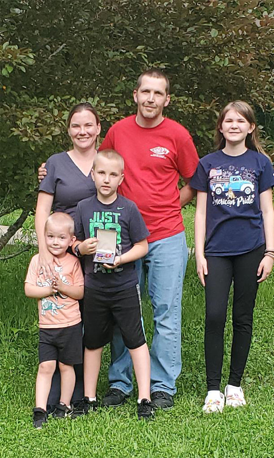 The Klime family with military medals 1