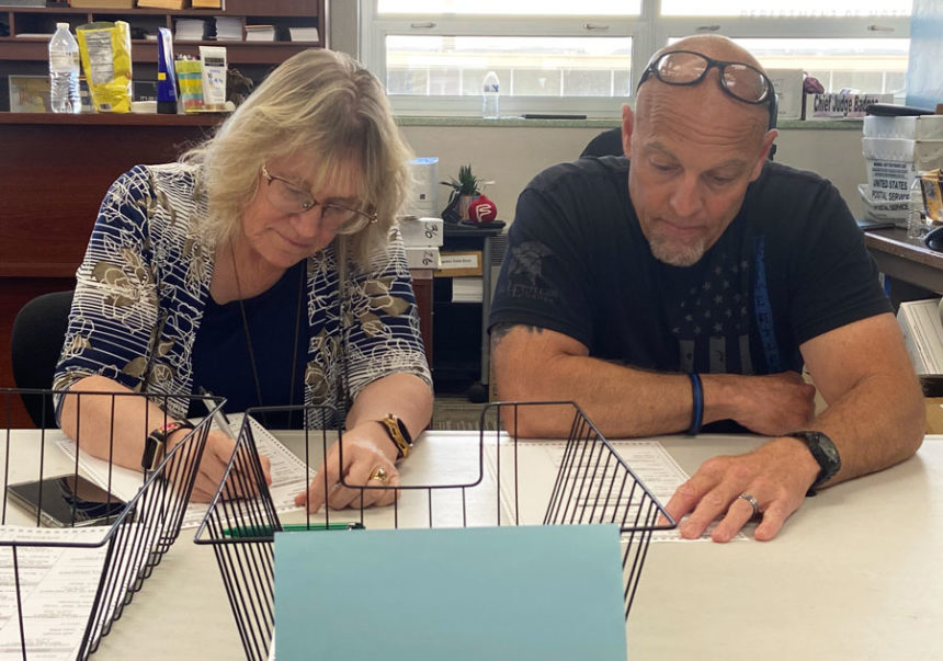 Anita Hymas (left) and Greg Cates