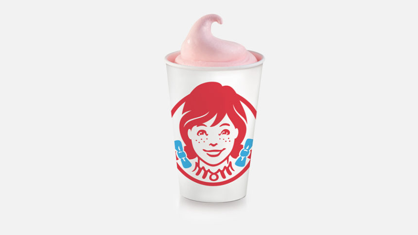 Wendy's strawberry Frosty
