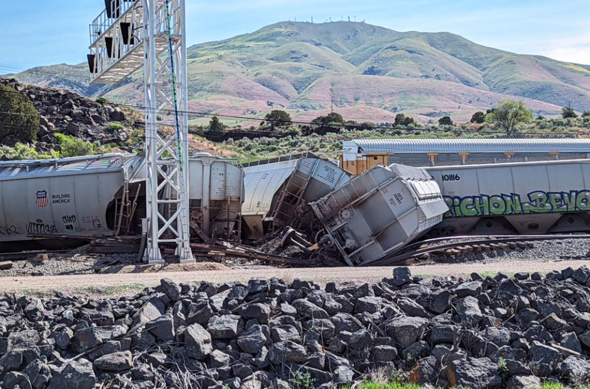 Pocatello train derailment, June 10, 2022