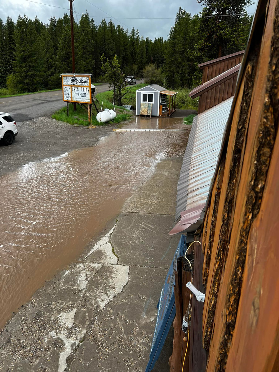 Island Park cleaning up after rain causes massive flooding East Idaho
