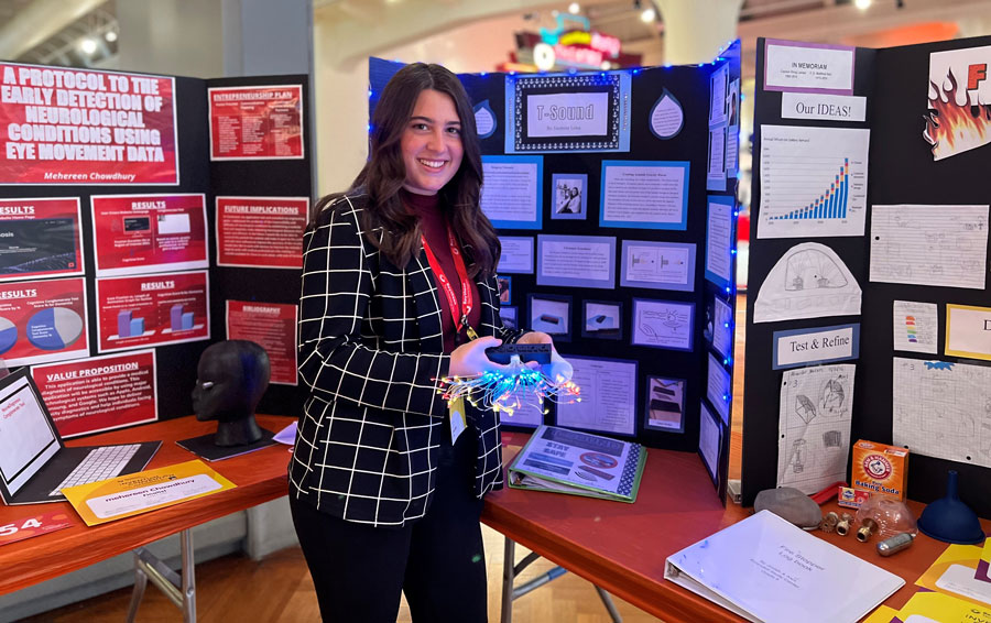 'Solving problems is her thing.' Local student wins award for invention to prevent tsunamis - Vimarsana News