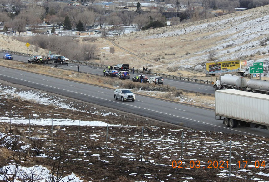 Feb. 3 DUI semi crash in Pocatello