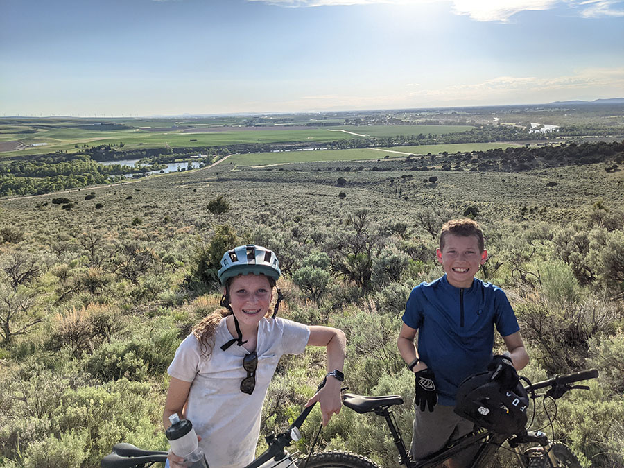 Milo mountain biking