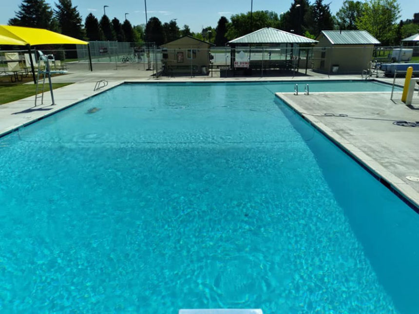 city of ammon pool outside