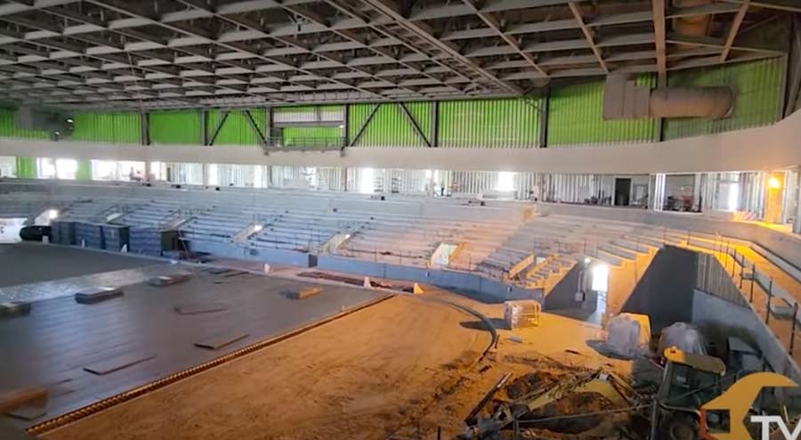 Hockey Rink At Mountain America Center Nearing Completion East Idaho News