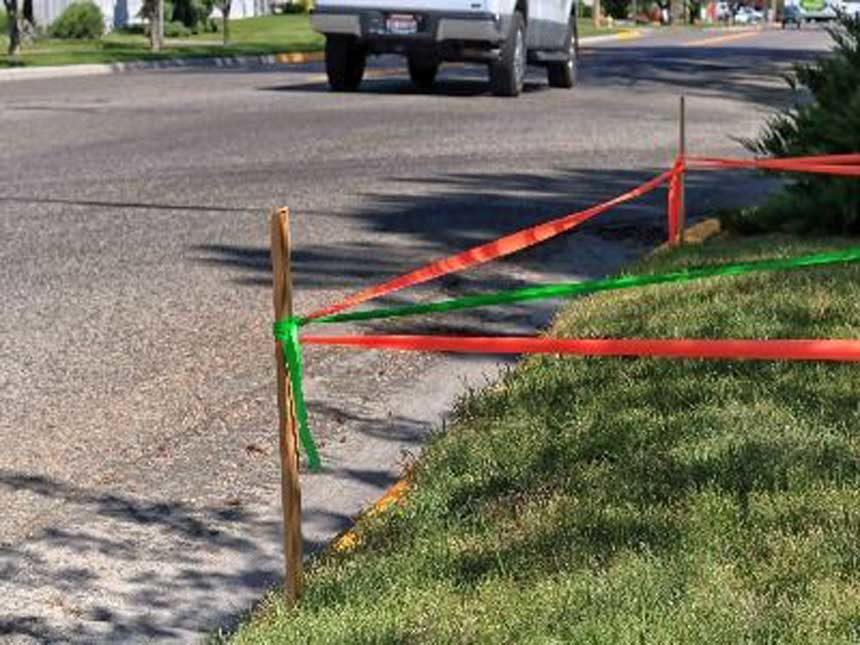 marking a space