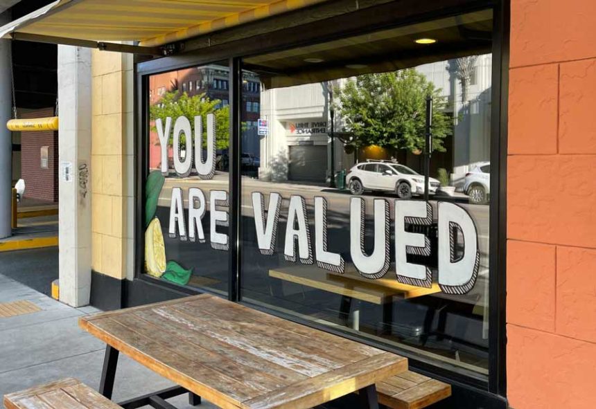 you are valued mural