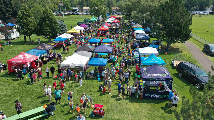 Ammon Days event booths