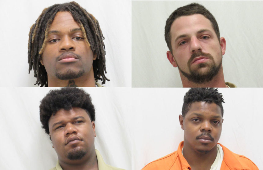 (Clockwise from top left) Quinton Hawkins, Anthony Mares, Johntay Taylor, Kemon Witt