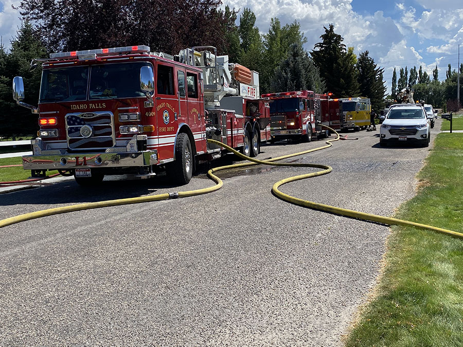 fire trucks