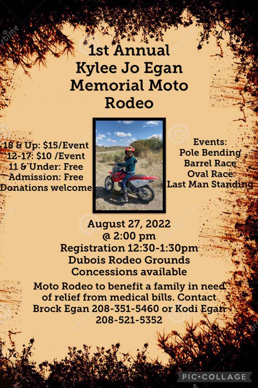 motocross rodeo flier