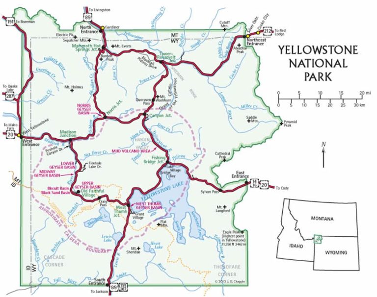 How Yellowstone Got Its Name And Its Beginnings As America S First Yellowstone Boundaries 768x606