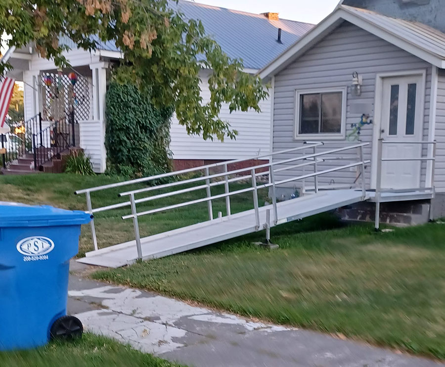 Ashton woman says city denied permit for ramp so her husband could use with wheelchair; city says it did not meet requirements - Vimarsana News