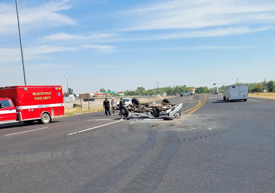 crushed vehicle