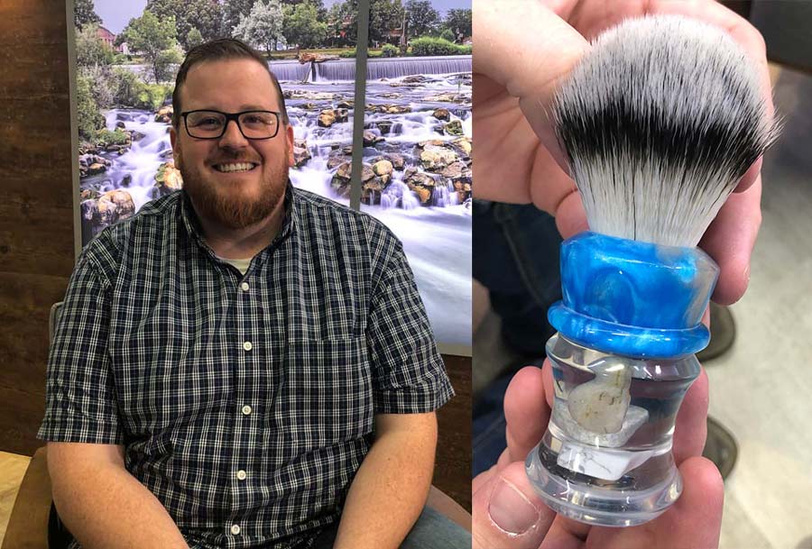 Biz Buzz: Traditional shaving helped him through depression and now he makes his own brushes - Vimarsana News