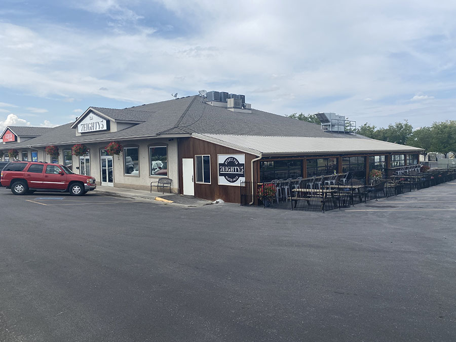 the outside of the business