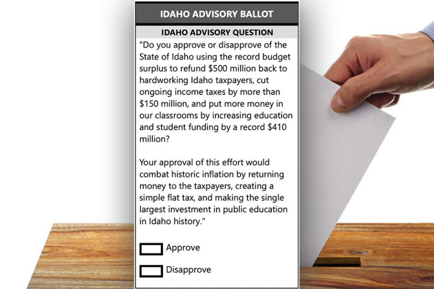 Idaho advisory question