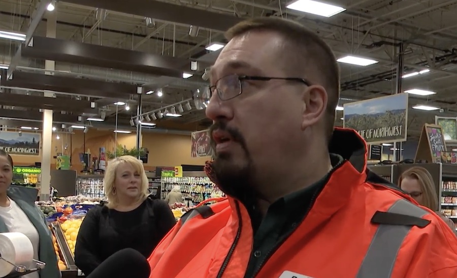 A Feel Good Friday surprise for a Fred Meyer employee who made a big