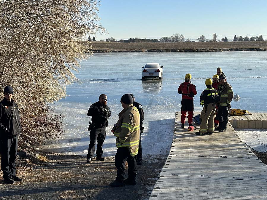 car on ice