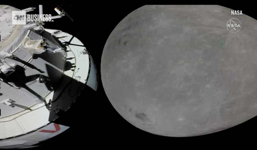 NASA's Orion spacecraft reaches record-breaking distance from Earth on Artemis I mission - Vimarsana News