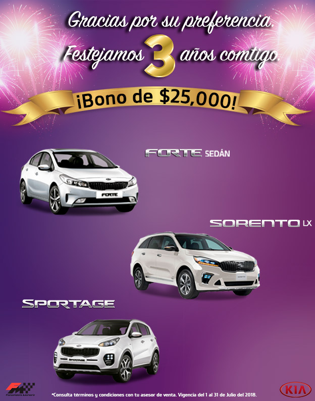3 Años Contigo - KIA PRIMAVERA - Cuernavaca, Morelos