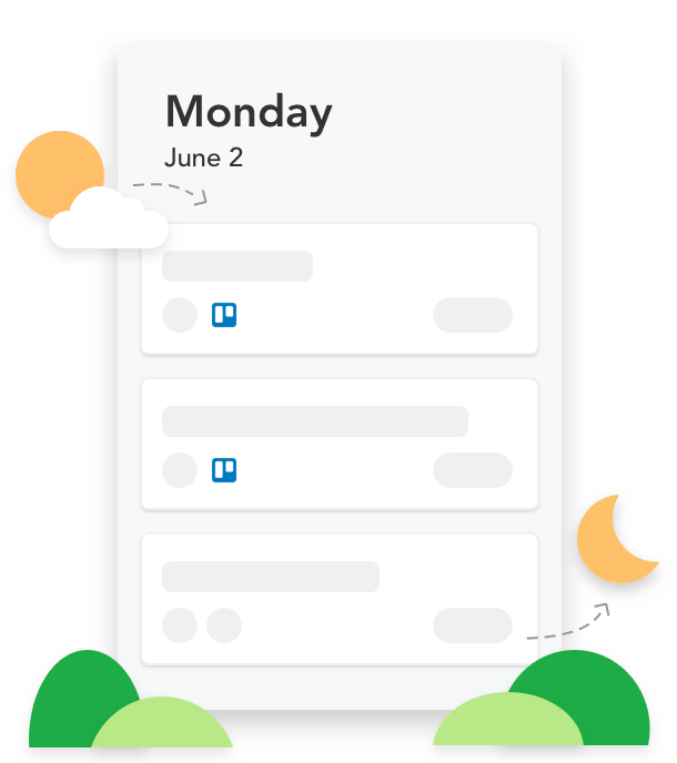 Today's list of work