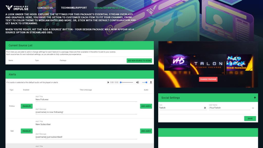 Stream Design Factory App