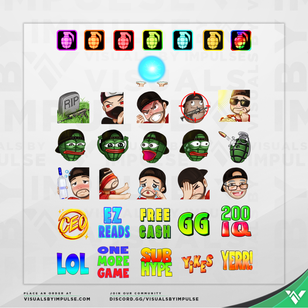 Nadeshot Custom Twitch Emotes