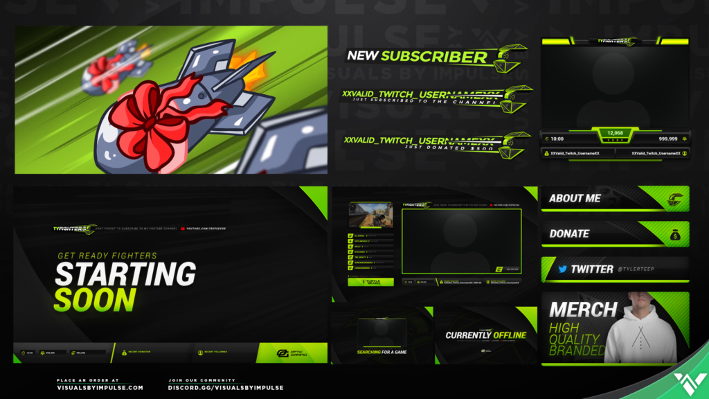 OpTic TeeP Custom Twitch Overlay Package