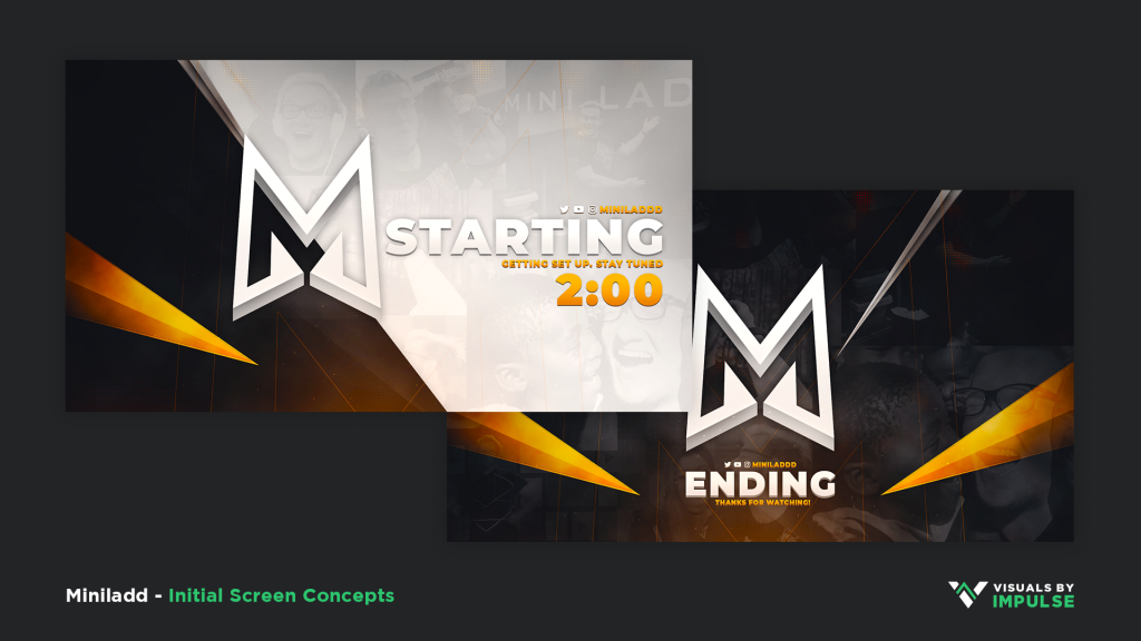 MiniLadd Stream Screen Concepts
