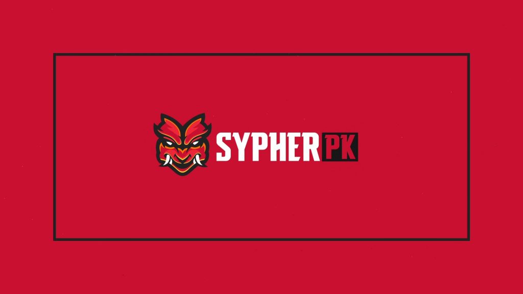 Red SypherPK Logo over Red background