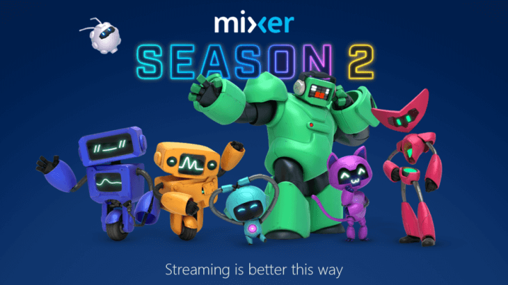 colorful goofy robots announce mixer season 2