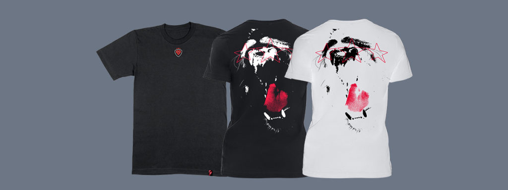 CouRage Season 3 Merch line with lion tshirts