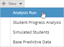 Analytics_NewRunOption