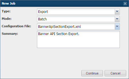 BannerAPIExportJob