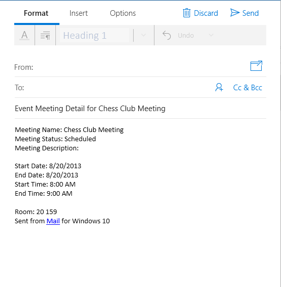 Calendar_Email Activity 2