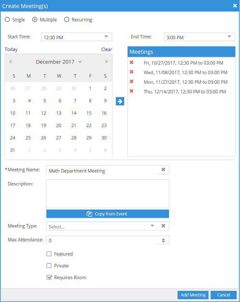 Event Form_New Multiple Meeting
