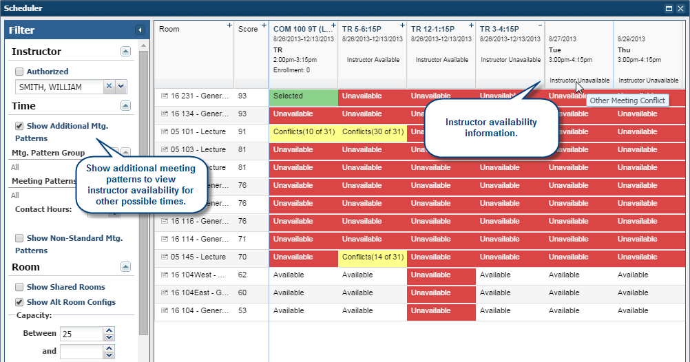 InstructorAdHocScheduler_Conflict