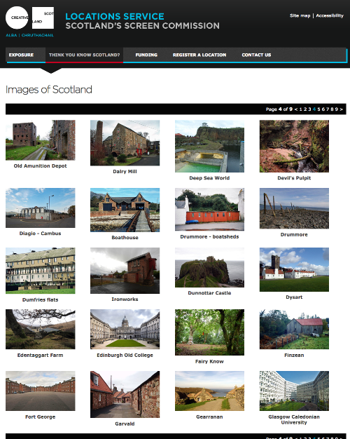 Film in Scotland - Scottish Screen Commission website