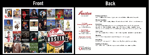 Austin Film Commission - Promo Postcard