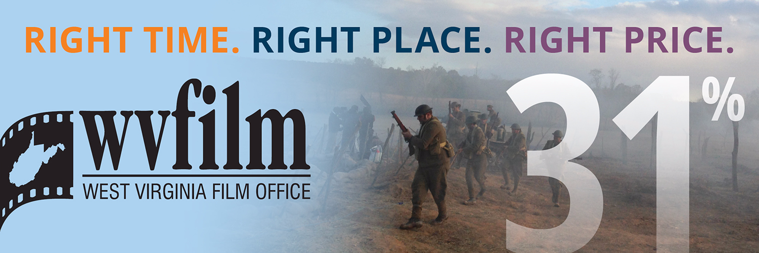 West Virginia Film Office digital advertisement horizontal