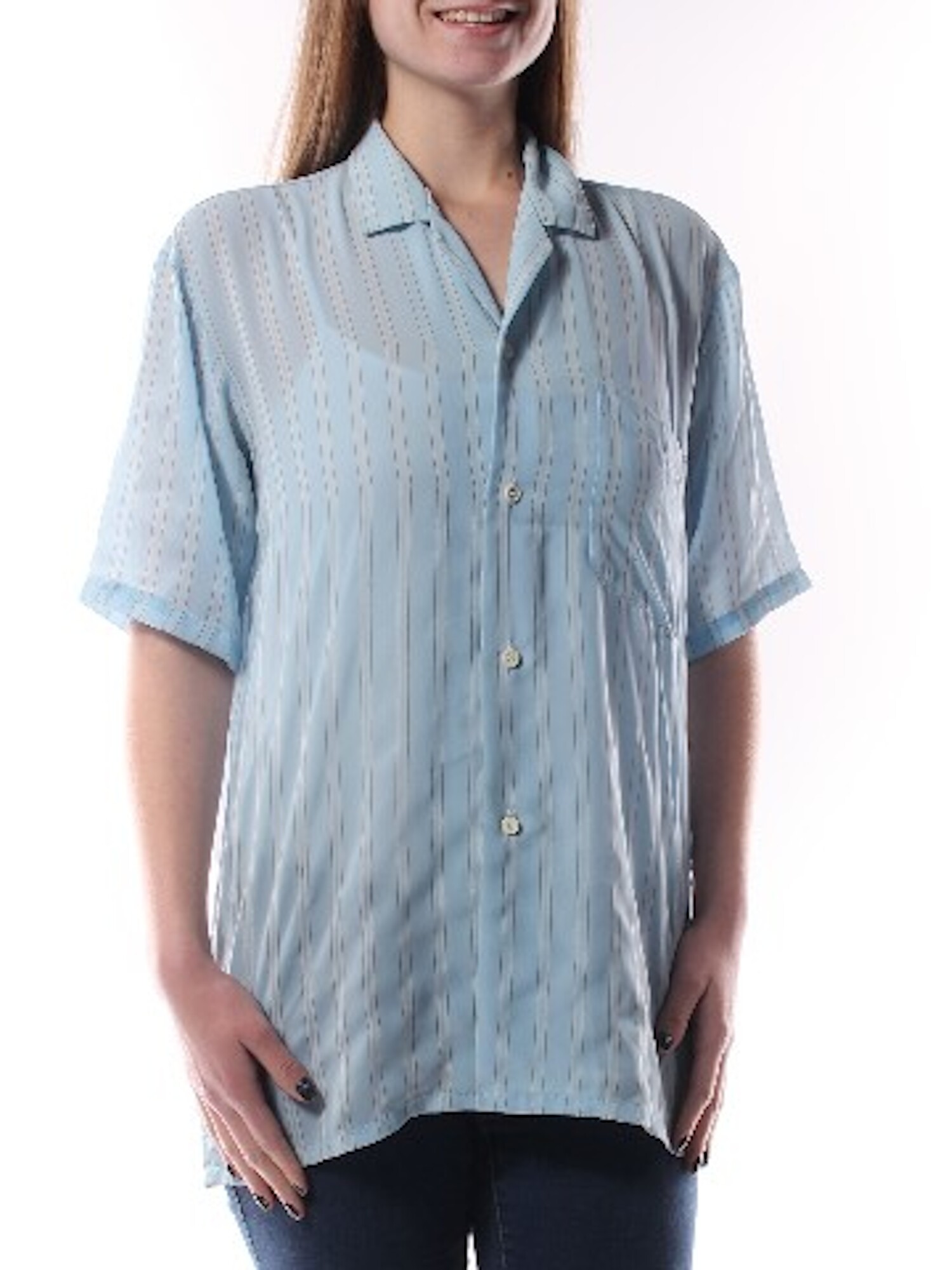 striped shirt collar