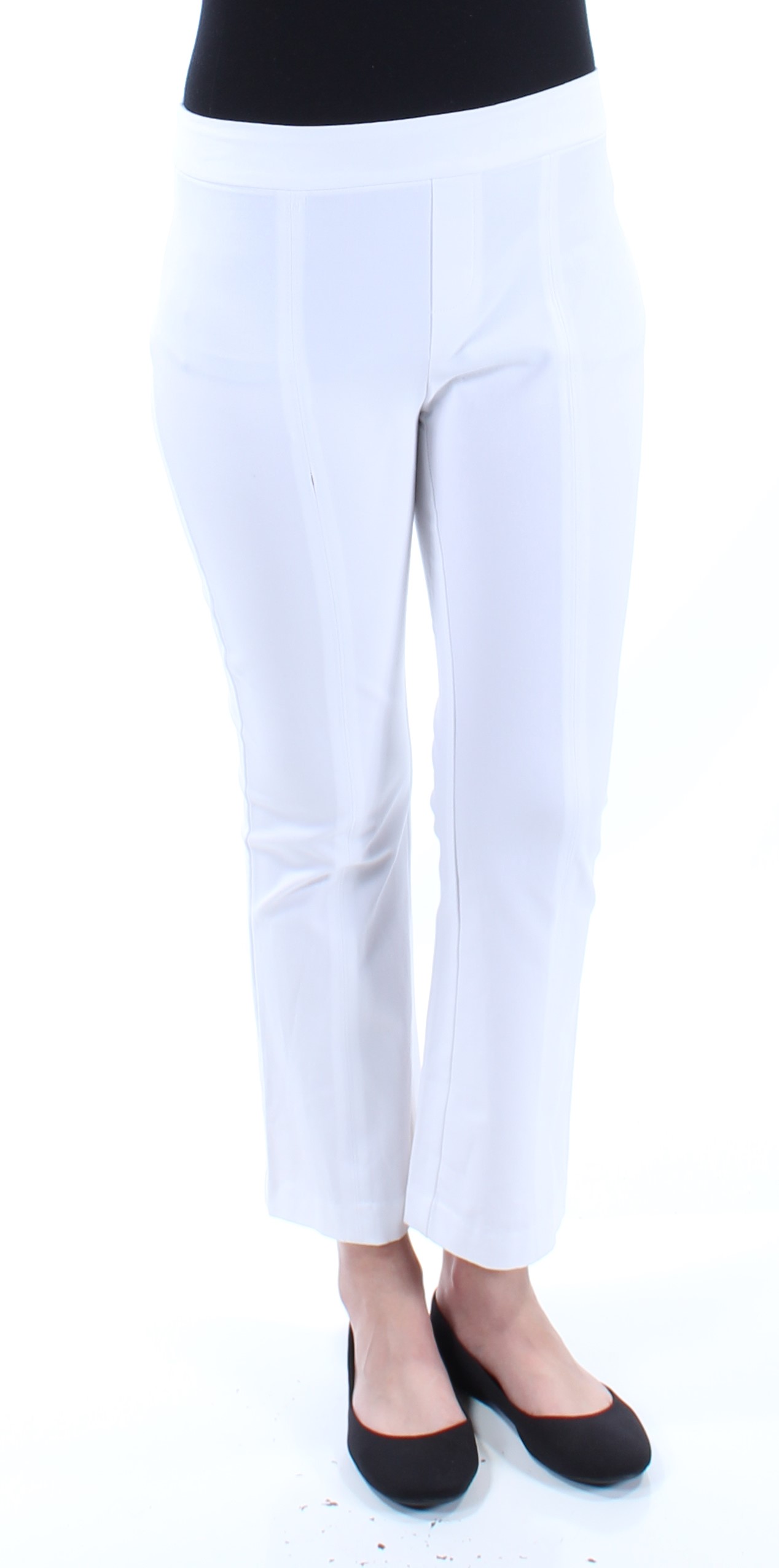 INC $69 Womens New 1270 White Pleated Flare Casual Pants 4 B+B | eBay
